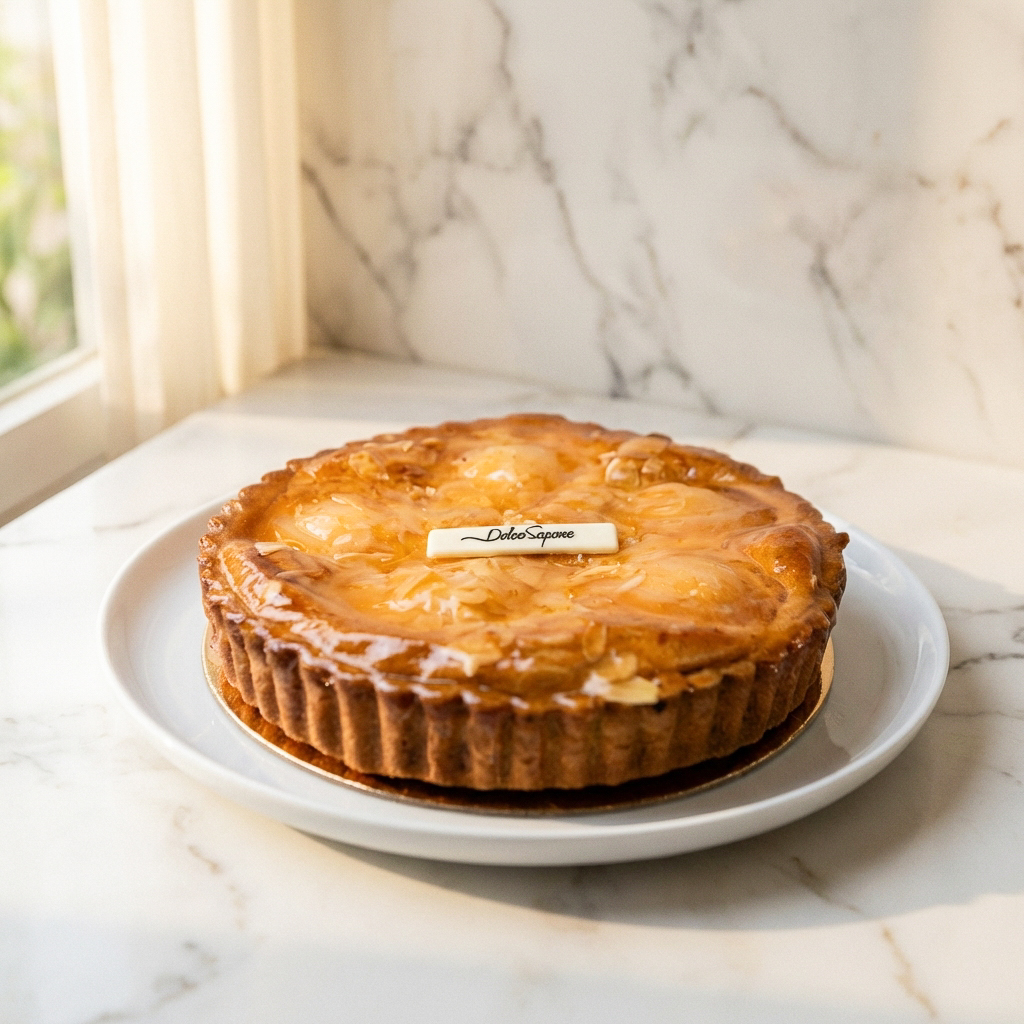 Tarte aux poires et amandes